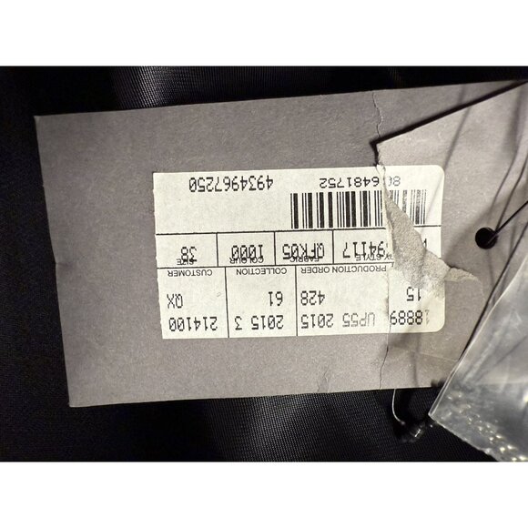 Alexander McQueen Double-Breasted Asymmetrical Black Coat - Picture 9 of 15